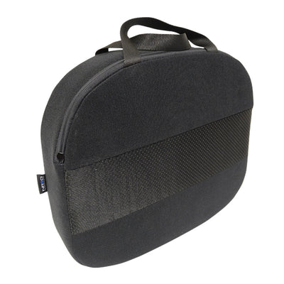 NRG Racing Seat Cushion - One Piece Memory Foam Nylon Black w/ White Stitching