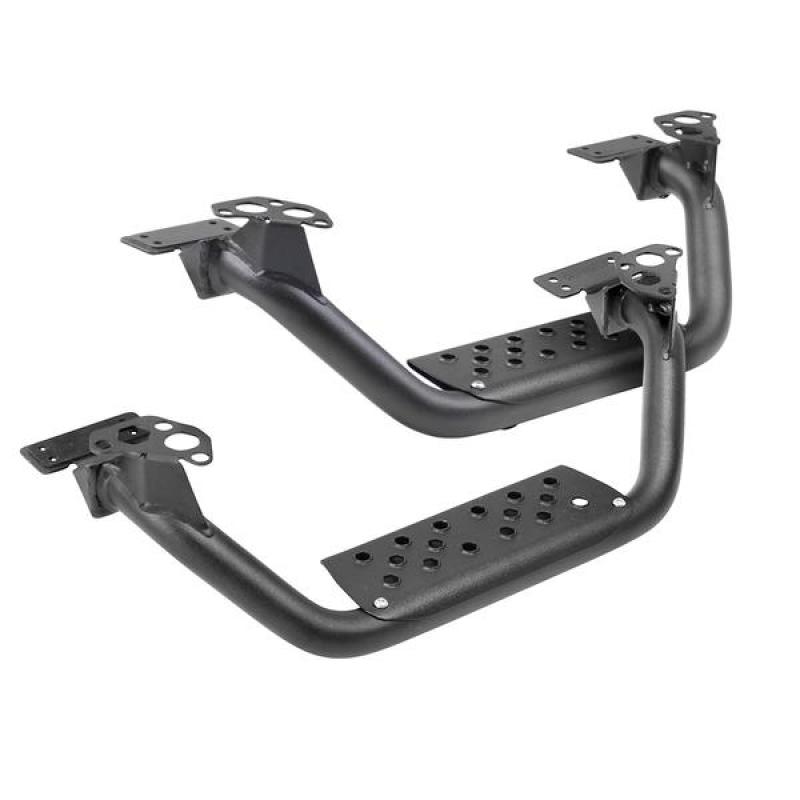Go Rhino Dominator Extreme D6 SideSteps - Tex Blk - 4in Drop Down Steps (Pair) Go Rhino Dominator Extreme D6 SideSteps - Tex Blk - 4in Drop Down Steps (Pair)