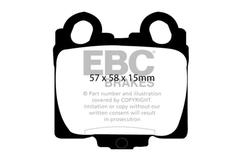 EBC 98-05 Lexus GS300 3.0 Ultimax2 Rear Brake Pads EBC 98-05 Lexus GS300 3.0 Ultimax2 Rear Brake Pads