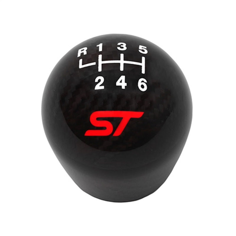 Ford Racing 13-17 Focus ST Black Carbon Fiber 6 Speed Shift Knob Ford Racing 13-17 Focus ST Black Carbon Fiber 6 Speed Shift Knob