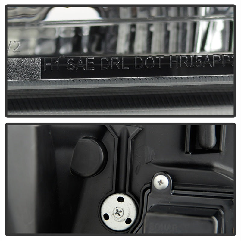 Spyder 07-14 Chevy Suburban/1500/2500/Tahoe V2 Projector Headlights Blk PRO-YD-CSUB07V2-DRL-BK Spyder 07-14 Chevy Suburban/1500/2500/Tahoe V2 Projector Headlights Blk PRO-YD-CSUB07V2-DRL-BK