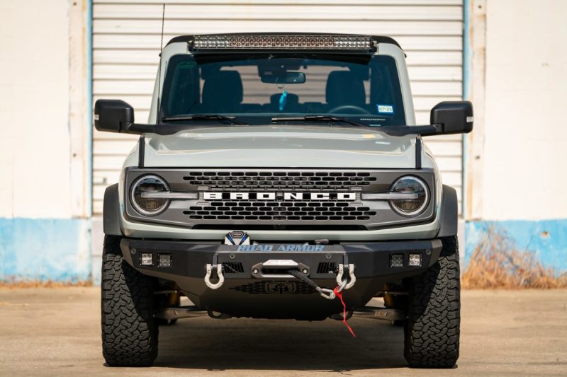 Road Armor 2021+ Ford Bronco Stealth Front Skid Plate - Tex Blk Road Armor 2021+ Ford Bronco Stealth Front Skid Plate - Tex Blk