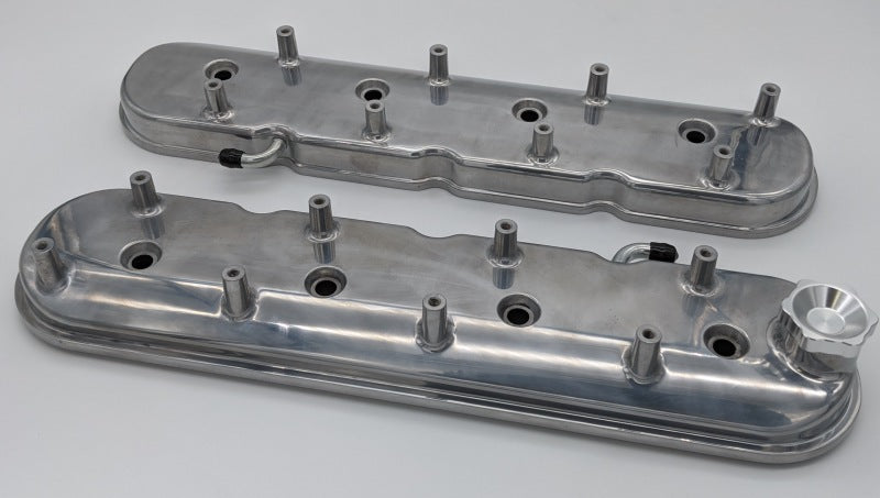 Granatelli 96-22 GM LS Standard Height Valve Cover w/Angled Coil Mount - Polished (Pair) Granatelli 96-22 GM LS Standard Height Valve Cover w/Angled Coil Mount - Polished (Pair)