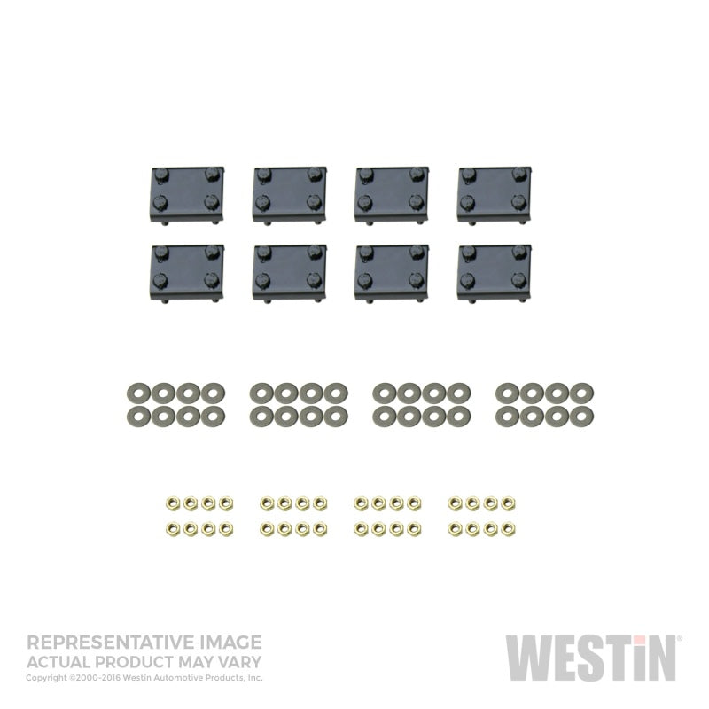 Westin 2004-2010 Dodge/Chrysler Durango Premier Oval Nerf Step Bar Mount Kit - Black Westin 2004-2010 Dodge/Chrysler Durango Premier Oval Nerf Step Bar Mount Kit - Black