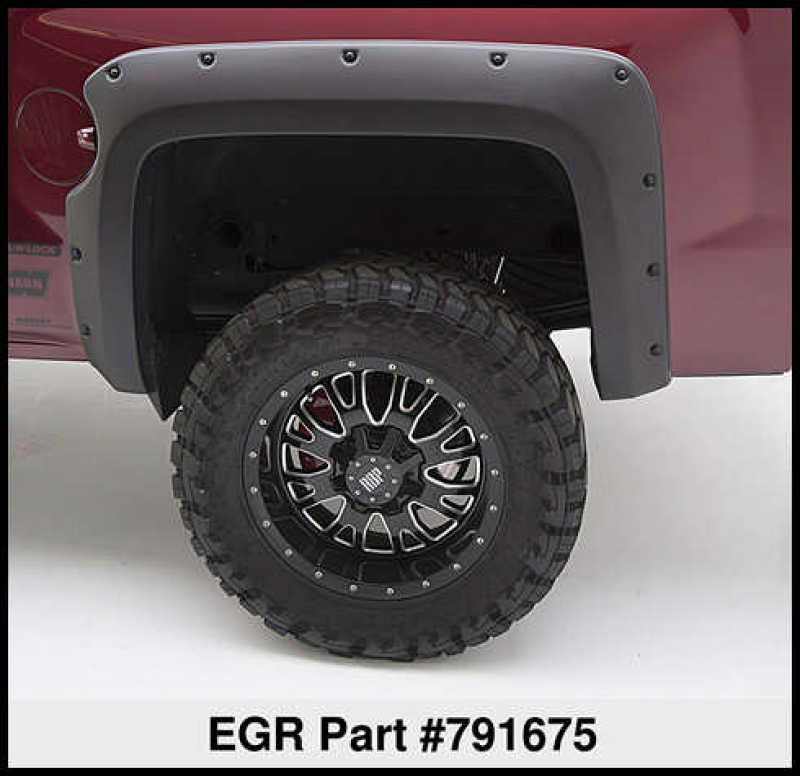 EGR 14+ Chev Silverado 5ft Bed Bolt-On Look Fender Flares - Set - Matte EGR 14+ Chev Silverado 5ft Bed Bolt-On Look Fender Flares - Set - Matte