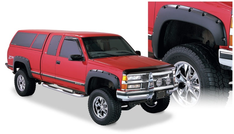 Bushwacker 88-99 Chevy C1500 Pocket Style Flares 4pc - Black Bushwacker 88-99 Chevy C1500 Pocket Style Flares 4pc - Black
