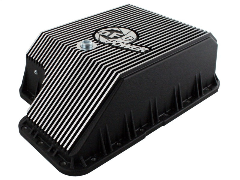 afe Transmission Pan (Black); Ford Diesel Trucks 03-10 V8-6.0/6.4L (td) afe Transmission Pan (Black); Ford Diesel Trucks 03-10 V8-6.0/6.4L (td)
