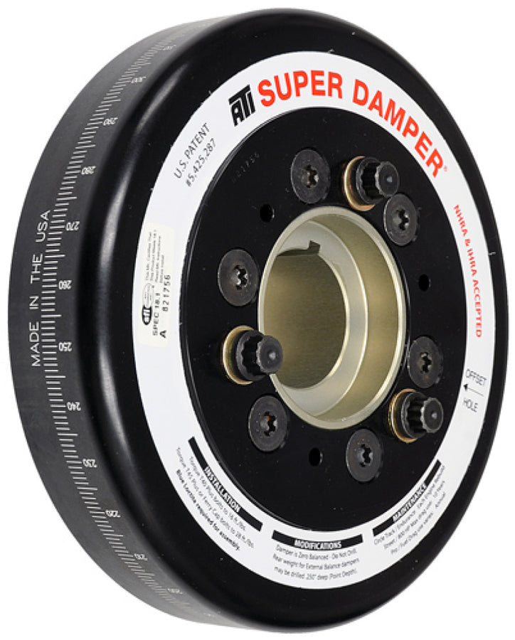 ATI Damper - 7.074in - Alum - Chevy BB - 3 Ring - Alum Hub ATI Damper - 7.074in - Alum - Chevy BB - 3 Ring - Alum Hub