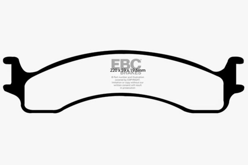 EBC 00-02 Dodge Ram 2500 Pick-up 5.2 2WD Greenstuff Front Brake Pads EBC 00-02 Dodge Ram 2500 Pick-up 5.2 2WD Greenstuff Front Brake Pads