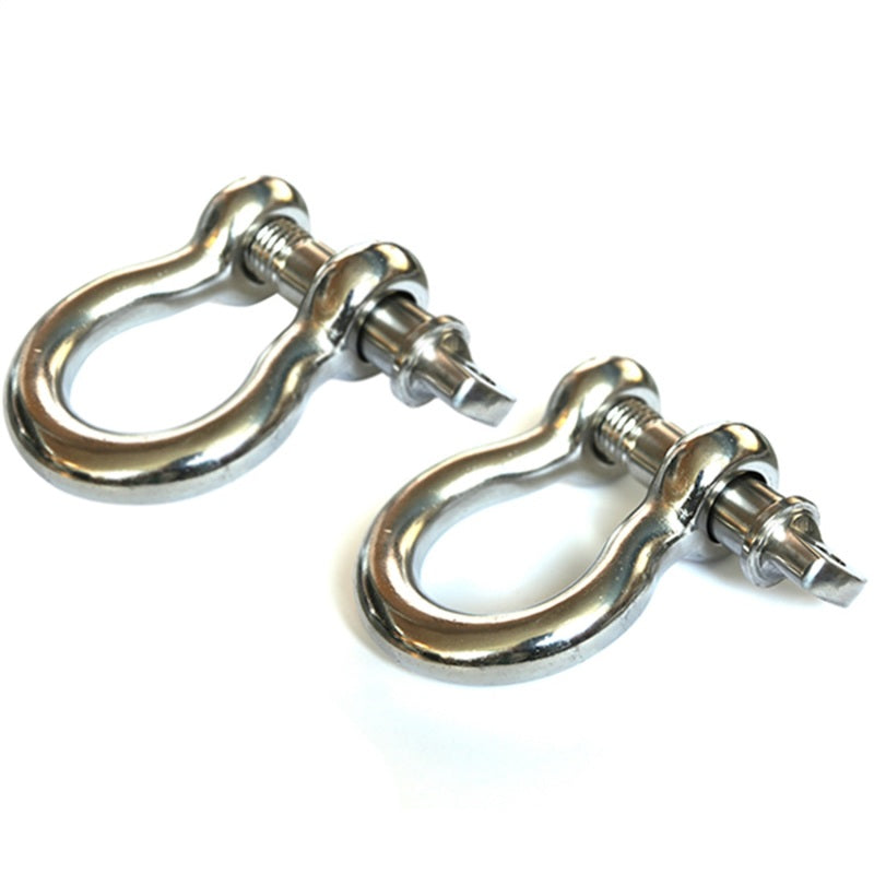 Rugged Ridge Stainless Steel 7/8in D-Shackles Rugged Ridge Stainless Steel 7/8in D-Shackles