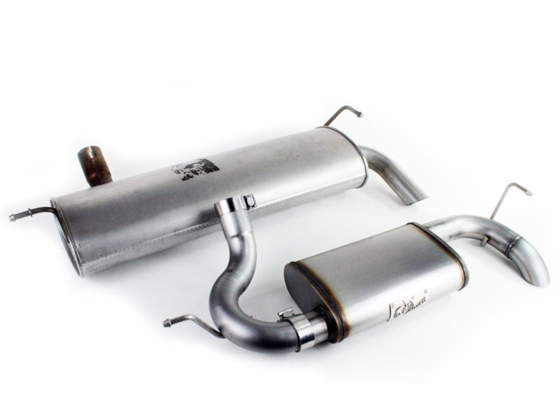 aFe MACHForce XP 07-17 Jeep Wrangler V6-3.6/3.8L 409 SS 2.5in Axle-Back Exhaust aFe MACHForce XP 07-17 Jeep Wrangler V6-3.6/3.8L 409 SS 2.5in Axle-Back Exhaust