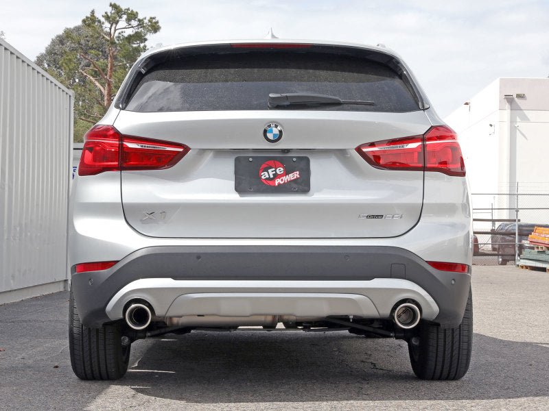 aFe 15-21 BMW X1 F48 L4 2.0L (t) MACH Force-Xp 3 to 2-1/2 IN SS Axle-Back Exhaust w/Polished Tip aFe 15-21 BMW X1 F48 L4 2.0L (t) MACH Force-Xp 3 to 2-1/2 IN SS Axle-Back Exhaust w/Polished Tip