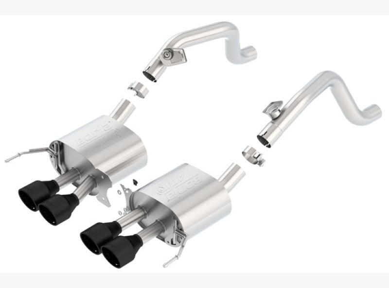 Borla 14-18 C7 Corvette Stingray Axle-Back ATAK Exhaust 2.75in To Muffler Dual 2.0in Out 4.25in Tip Borla 14-18 C7 Corvette Stingray Axle-Back ATAK Exhaust 2.75in To Muffler Dual 2.0in Out 4.25in Tip