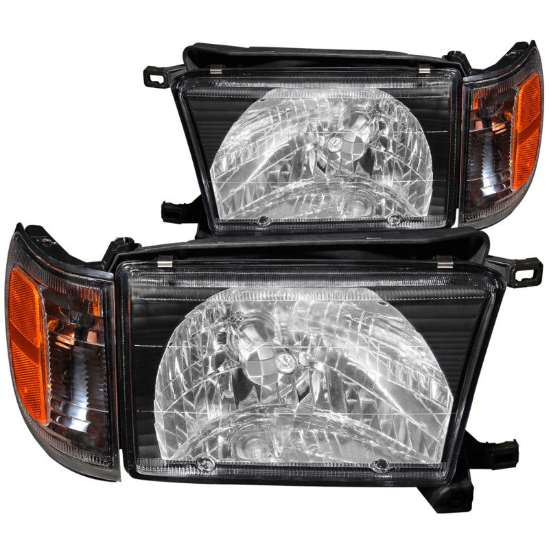 ANZO 1999-2002 Toyota 4Runner Crystal Headlights Black ANZO 1999-2002 Toyota 4Runner Crystal Headlights Black