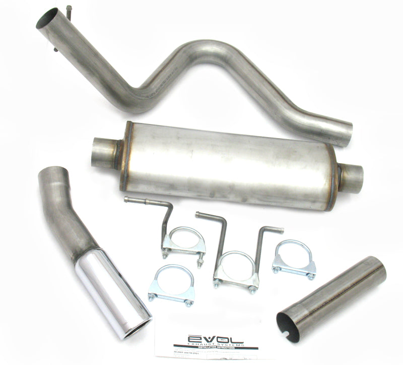 JBA 99-05 Ford Excursion 5.4L/6.8L 409SS Pass Side Single Exit Cat-Back Exhaust JBA 99-05 Ford Excursion 5.4L/6.8L 409SS Pass Side Single Exit Cat-Back Exhaust