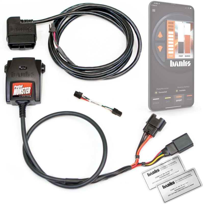 Banks Power Pedal Monster Kit (Stand-Alone) 07-19 RAM 2500/3500/11-20 Ford F-Series 6.7L Use w/Phone Banks Power Pedal Monster Kit (Stand-Alone) 07-19 RAM 2500/3500/11-20 Ford F-Series 6.7L Use w/Phone