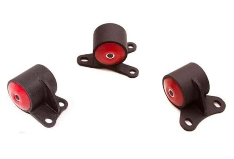 Innovative 94-01 Integra B-Series Black Steel Mounts 95A Bushings (Auto Trans) Innovative 94-01 Integra B-Series Black Steel Mounts 95A Bushings (Auto Trans)