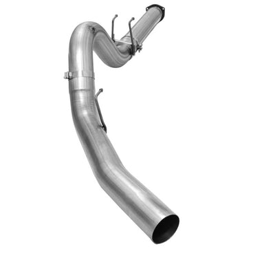 aFe MACHForce XP Exhaust 5in DPF-Back Stainless Steel Exhaust 2015 Ford Turbo Diesel V8 6.7L No Tip