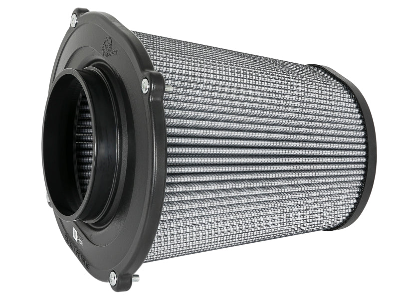aFe Quantum Pro DRY S Air Filter Flat Top - 5in Flange x 9in Height aFe Quantum Pro DRY S Air Filter Flat Top - 5in Flange x 9in Height