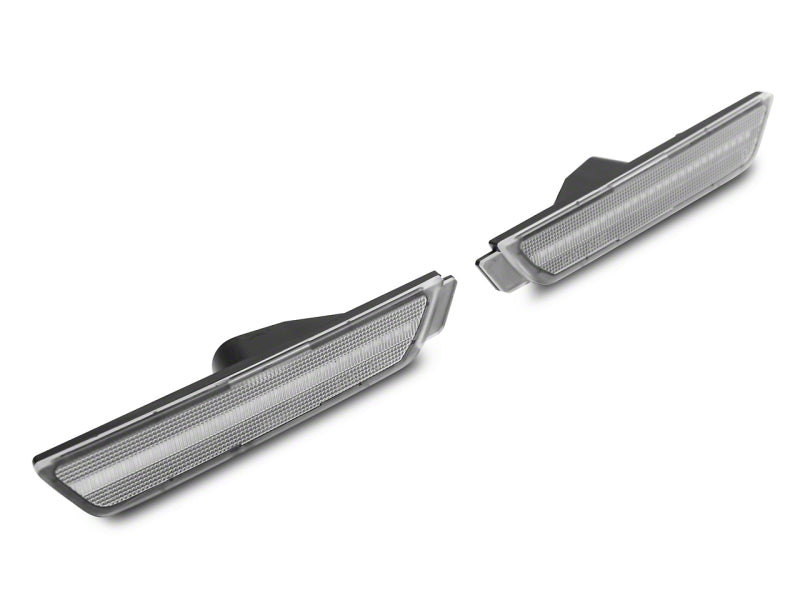 Raxiom 10-15 Chevrolet Camaro Axial Series LED Front and Rear Side Markers- Clear Raxiom 10-15 Chevrolet Camaro Axial Series LED Front and Rear Side Markers- Clear