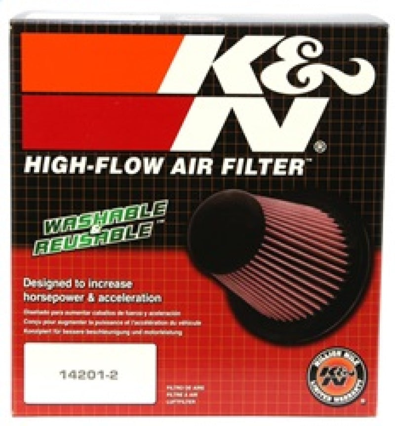 K&N Universal Clamp-On Air Filter 6in FLG / 7-1/2in B / 5in T / 6-1/2in H K&N Universal Clamp-On Air Filter 6in FLG / 7-1/2in B / 5in T / 6-1/2in H