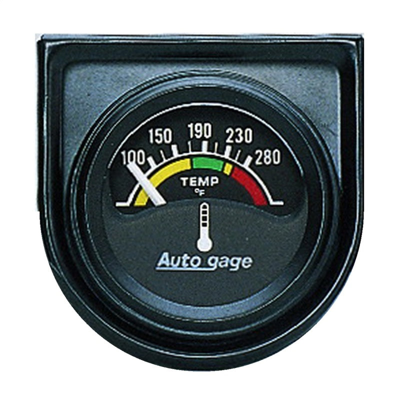 AutoMeter Gauge Console Water Temp 1.5in. 280 Deg. F Elec Blk Dial Blk Bezel Autogage AutoMeter Gauge Console Water Temp 1.5in. 280 Deg. F Elec Blk Dial Blk Bezel Autogage