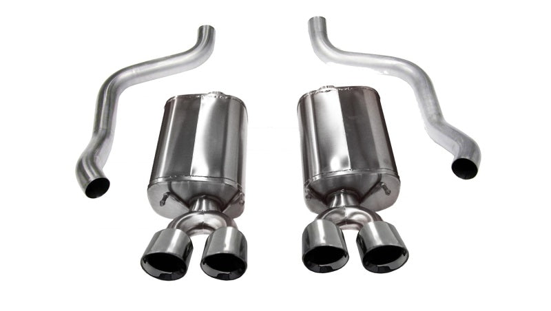 Corsa 2009-2013 Chevrolet Corvette C6 6.2L V8 Polished Sport Axle-Back Exhaust Corsa 2009-2013 Chevrolet Corvette C6 6.2L V8 Polished Sport Axle-Back Exhaust