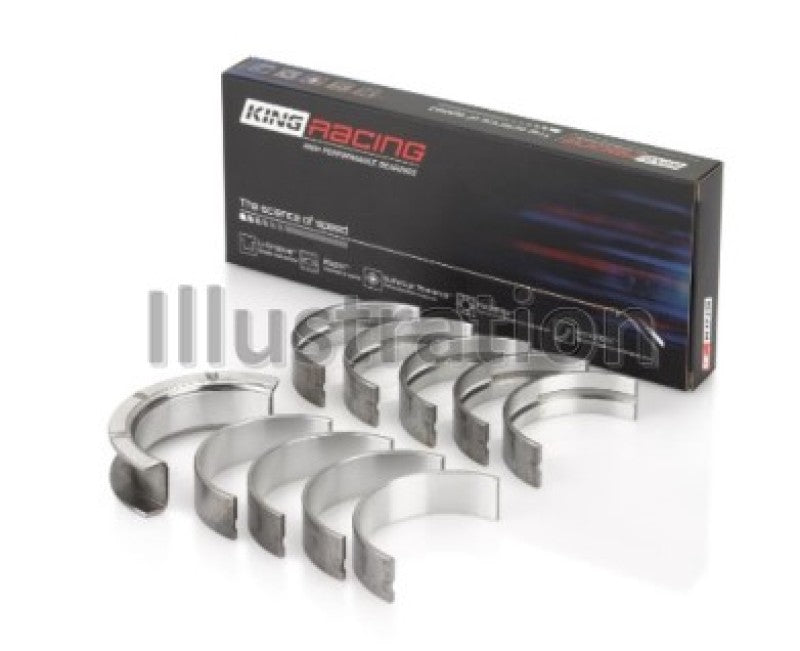 King Engine Bearings Ford 260CI/289CI/302 5.0L Windsor (0.010 Size) Main Bearing Set King Engine Bearings Ford 260CI/289CI/302 5.0L Windsor (0.010 Size) Main Bearing Set