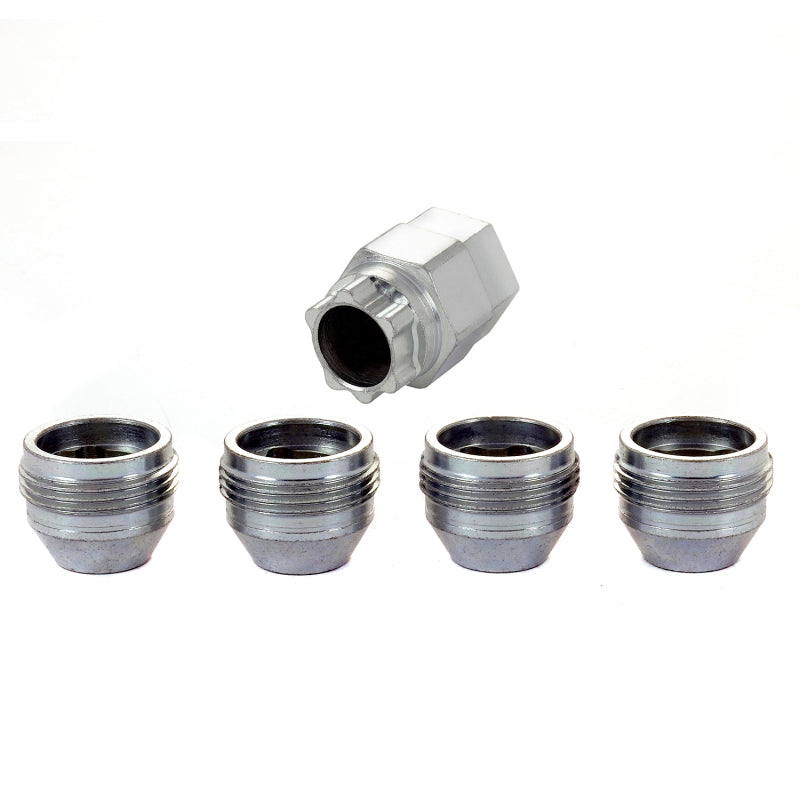 McGard Wheel Lock Nut Set - 4pk. (Under Hub Cap / Cone Seat) M12X1.25 / 19mm & 21mm Hex / .775in. L McGard Wheel Lock Nut Set - 4pk. (Under Hub Cap / Cone Seat) M12X1.25 / 19mm & 21mm Hex / .775in. L