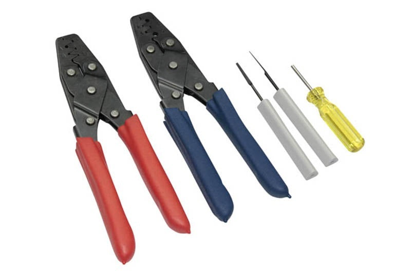 Haltech Dual Crimper Set - Includes 3 Pin Removal Tools Haltech Dual Crimper Set - Includes 3 Pin Removal Tools