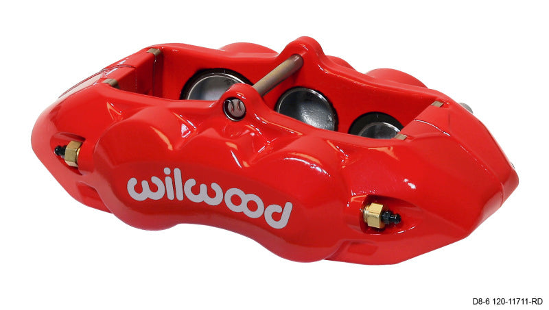 Wilwood Caliper-D8-6 R/H Front Red 1.88/1.38/1.25in Pistons 1.25in Disc Wilwood Caliper-D8-6 R/H Front Red 1.88/1.38/1.25in Pistons 1.25in Disc