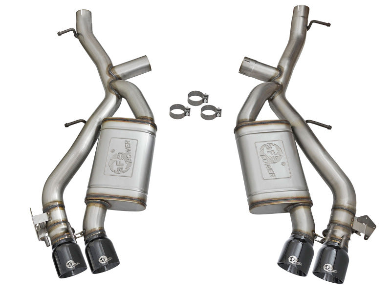 aFe MACHForce XP 3in 304 SS Axle-Back Exhaust Dual Exhaust (NPP) w/ Black Tips 16-17 Camaro SS V8 aFe MACHForce XP 3in 304 SS Axle-Back Exhaust Dual Exhaust (NPP) w/ Black Tips 16-17 Camaro SS V8