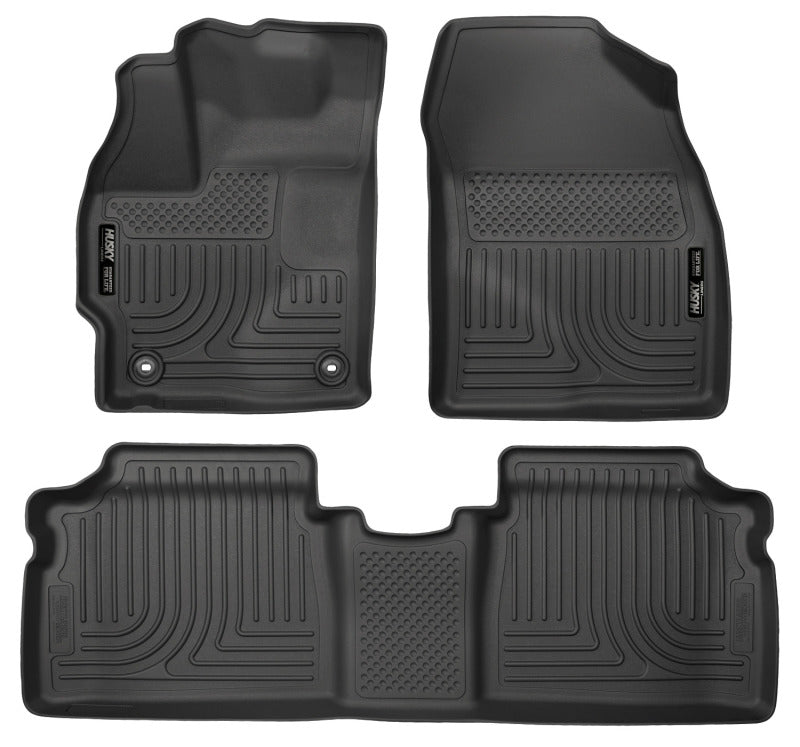 Husky Liners 12 Toyota Prius (PlugIn Models ONLY) WeatherBeater Front & 2nd Seat Black Floor Liners Husky Liners 12 Toyota Prius (PlugIn Models ONLY) WeatherBeater Front & 2nd Seat Black Floor Liners