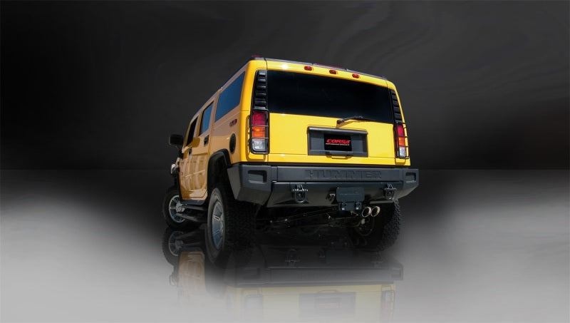 Corsa 2003-2006 Hummer H2 6.0L V8 Polished Sport Cat-Back Exhaust Corsa 2003-2006 Hummer H2 6.0L V8 Polished Sport Cat-Back Exhaust