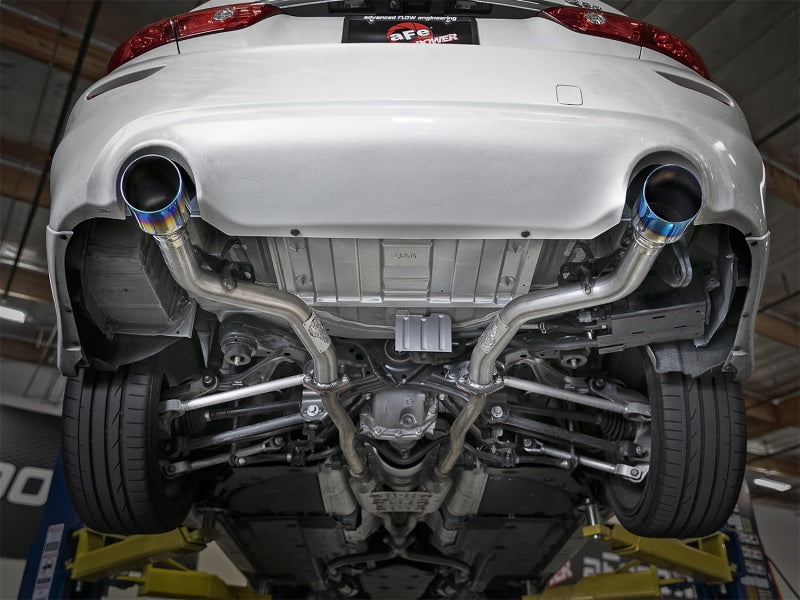 aFe Takeda 2.5in 304 SS Axle-Back Exhaust w/ Blue Flame Tips 16-18 Infiniti Q50 V6-3.0L (tt) aFe Takeda 2.5in 304 SS Axle-Back Exhaust w/ Blue Flame Tips 16-18 Infiniti Q50 V6-3.0L (tt)