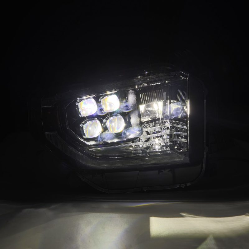 AlphaRex 14-21 Toyota Tundra NOVA-Series LED Proj Headlights Alpha-Blk w/Actv Light & Seq. Sig + DRL AlphaRex 14-21 Toyota Tundra NOVA-Series LED Proj Headlights Alpha-Blk w/Actv Light & Seq. Sig + DRL