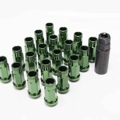 Wheel Mate 12x1.25 48mm Muteki SR48 Dark Green Open End Lug Nuts