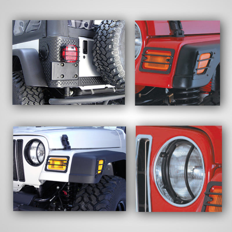 Rugged Ridge Euro Guard Light Kit 97-06 Jeep Wrangler TJ Rugged Ridge Euro Guard Light Kit 97-06 Jeep Wrangler TJ