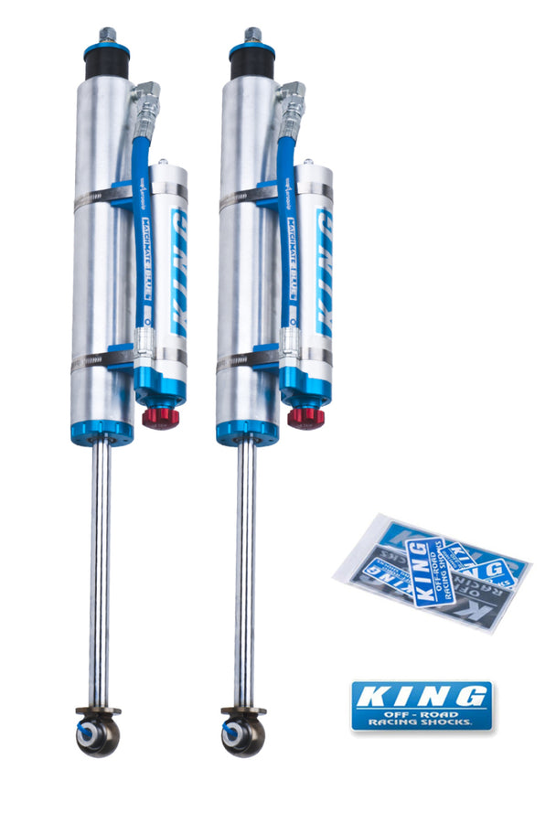 King Shocks 07-18 Jeep Wrangler JK Front 2.5 Dia Piggy Hose Res Shock 0-2in Lift w/Adjuster (Pair) King Shocks 07-18 Jeep Wrangler JK Front 2.5 Dia Piggy Hose Res Shock 0-2in Lift w/Adjuster (Pair)