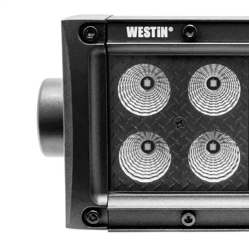 Westin B-FORCE LED Light Bar Double Row 2 inch Flood w/3W Cree - Black Westin B-FORCE LED Light Bar Double Row 2 inch Flood w/3W Cree - Black