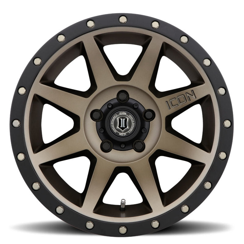 ICON Rebound Pro 17x8.5 5x4.5 0mm Offset 4.75in BS 71.5mm Bore Bronze Wheel ICON Rebound Pro 17x8.5 5x4.5 0mm Offset 4.75in BS 71.5mm Bore Bronze Wheel