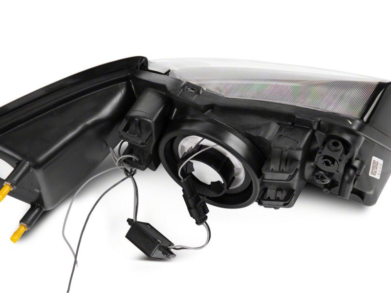 Raxiom 99-04 Ford Mustang Axial Series Headlights w/ LED Bar- Blk Housing (Clear Lens) Raxiom 99-04 Ford Mustang Axial Series Headlights w/ LED Bar- Blk Housing (Clear Lens)