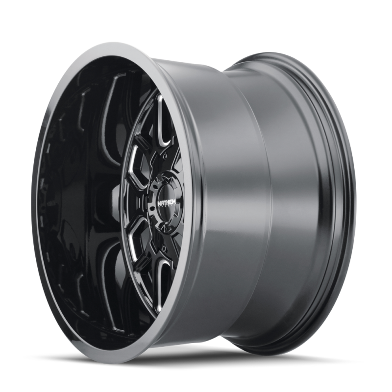 Mayhem 8107 Cogent 20x10 / 6x135 BP / -24mm Offset / 106mm Hub Black w/ Milled Spokes Wheel Mayhem 8107 Cogent 20x10 / 6x135 BP / -24mm Offset / 106mm Hub Black w/ Milled Spokes Wheel