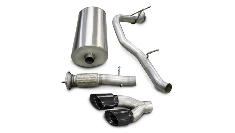 Corsa 2007-2010 Cadillac Escalade 6.2L V8 Black Sport Cat-Back Exhaust Corsa 2007-2010 Cadillac Escalade 6.2L V8 Black Sport Cat-Back Exhaust