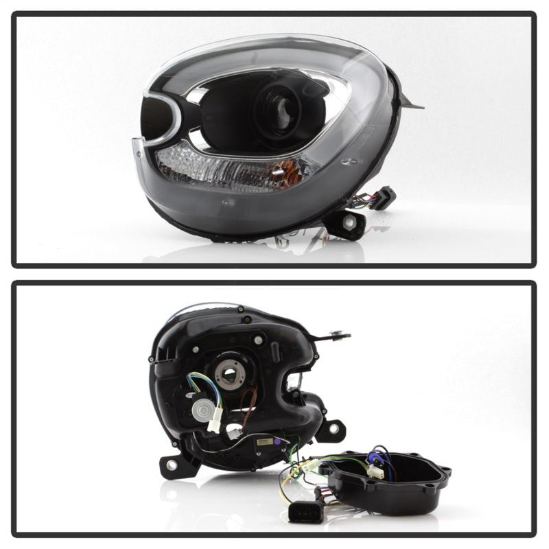 Spyder Mini Cooper Countryman 11-15 Headlights - Halogen Model Only - Black PRO-YD-MCO11-DRL-BK Spyder Mini Cooper Countryman 11-15 Headlights - Halogen Model Only - Black PRO-YD-MCO11-DRL-BK