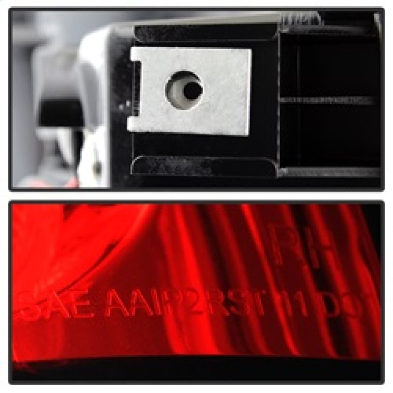 Spyder Chevy Silverado 1500 03-06 (Not Fit Stepside)LED Tail Lights Red Clear ALT-YD-CS03-LED-RC Spyder Chevy Silverado 1500 03-06 (Not Fit Stepside)LED Tail Lights Red Clear ALT-YD-CS03-LED-RC