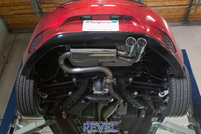 Revel 16-20 Mazda MX-5 Medallion Touring-S Catback Exhaust - Dual Tip / Axle-Back Revel 16-20 Mazda MX-5 Medallion Touring-S Catback Exhaust - Dual Tip / Axle-Back