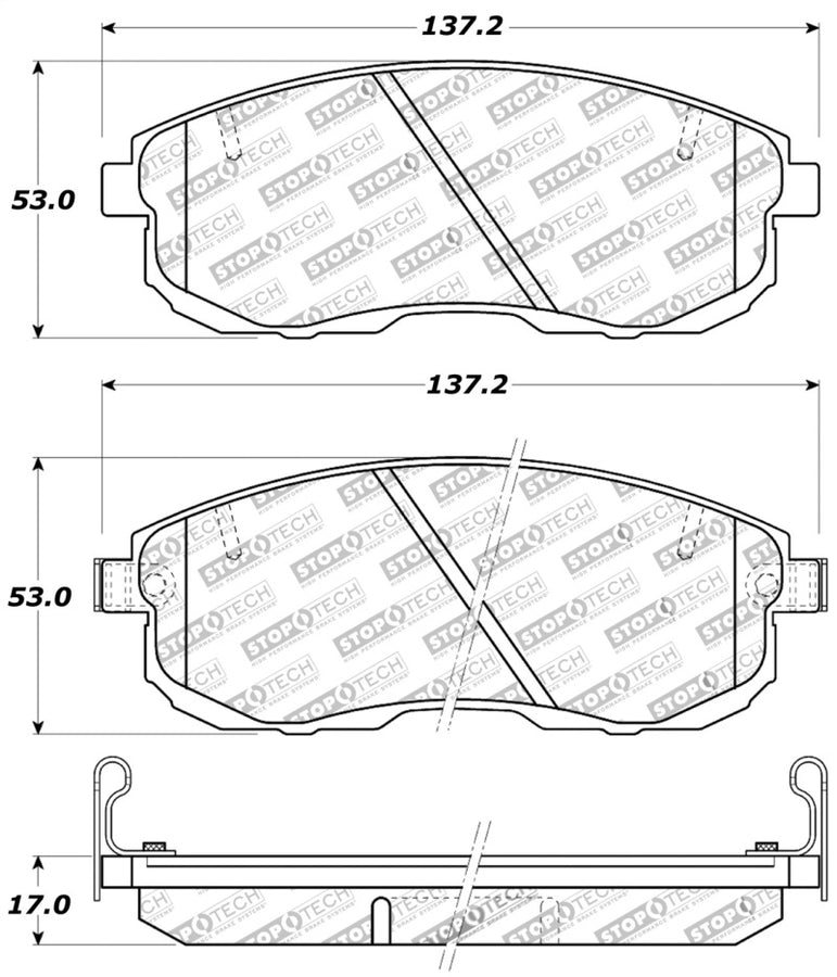 StopTech Performance 02-05 350z / 03-04 G35 / 03-05 G35X Front Brake Pads StopTech Performance 02-05 350z / 03-04 G35 / 03-05 G35X Front Brake Pads