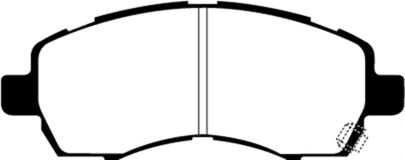 EBC 97-98 Subaru Impreza 1.8 Greenstuff Front Brake Pads EBC 97-98 Subaru Impreza 1.8 Greenstuff Front Brake Pads