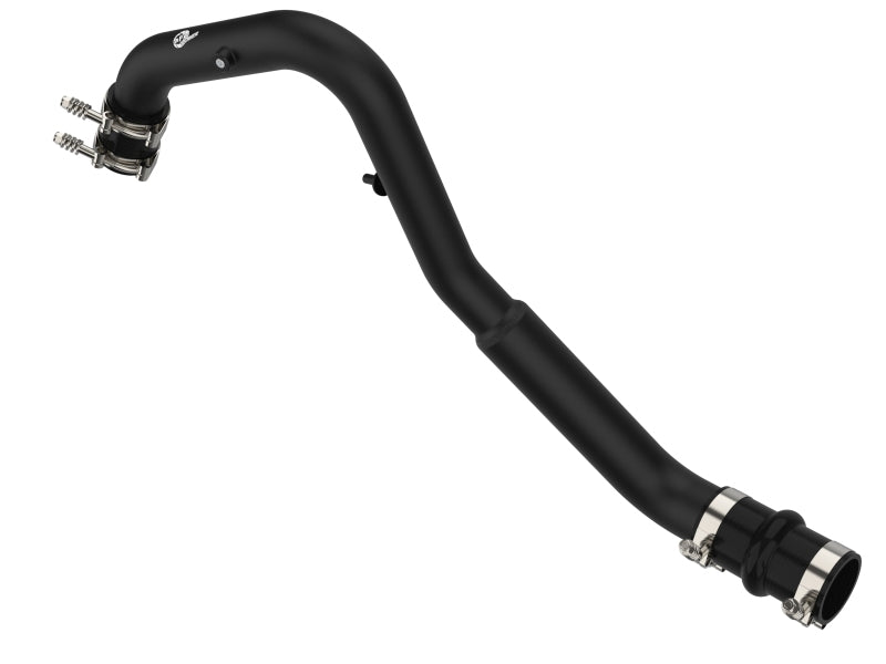 aFe Bladerunner Intercooler Hot Charge Pipe Black 2-2.5in 2021+ Ford F-150 V6-2.7L (tt) aFe Bladerunner Intercooler Hot Charge Pipe Black 2-2.5in 2021+ Ford F-150 V6-2.7L (tt)